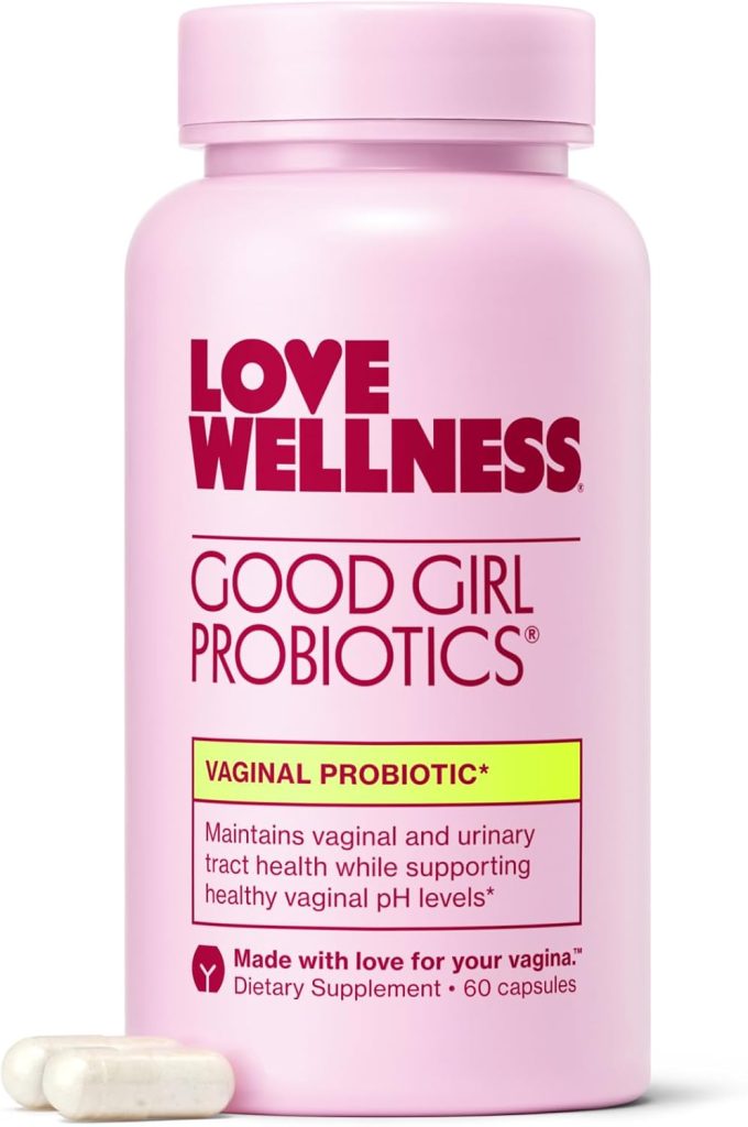 Love Wellness Good Girl Probiotics – OB/GYN-formulated feminine health supplement for gut and vaginal support