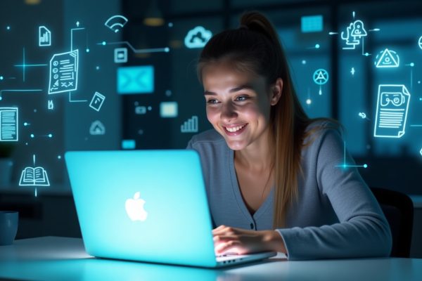 Write with AI: Author using laptop with virtual assistant overlay" Would you like to generate matching images or videos for this article next?