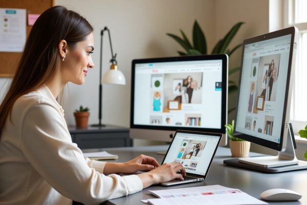 How to Make Editable Canva Templates & Package Digital Products to Sell Online in 2025 – flatlay of digital devices displaying customizable templates and mockups.